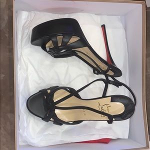 New beautiful Christian Louboutin strap heels